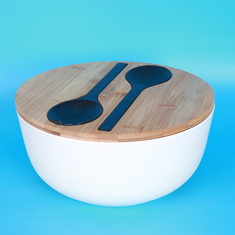 Bamboo fiber biodegradable salad bowl